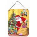 Carolines Treasures Christmas Santa and His Toys Wall or Door Hanging Prints APH3923DS1216